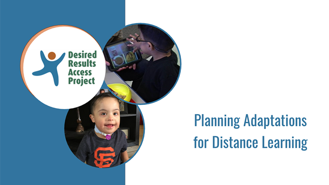 Planning Adaptations for Distance Learning Tutorial