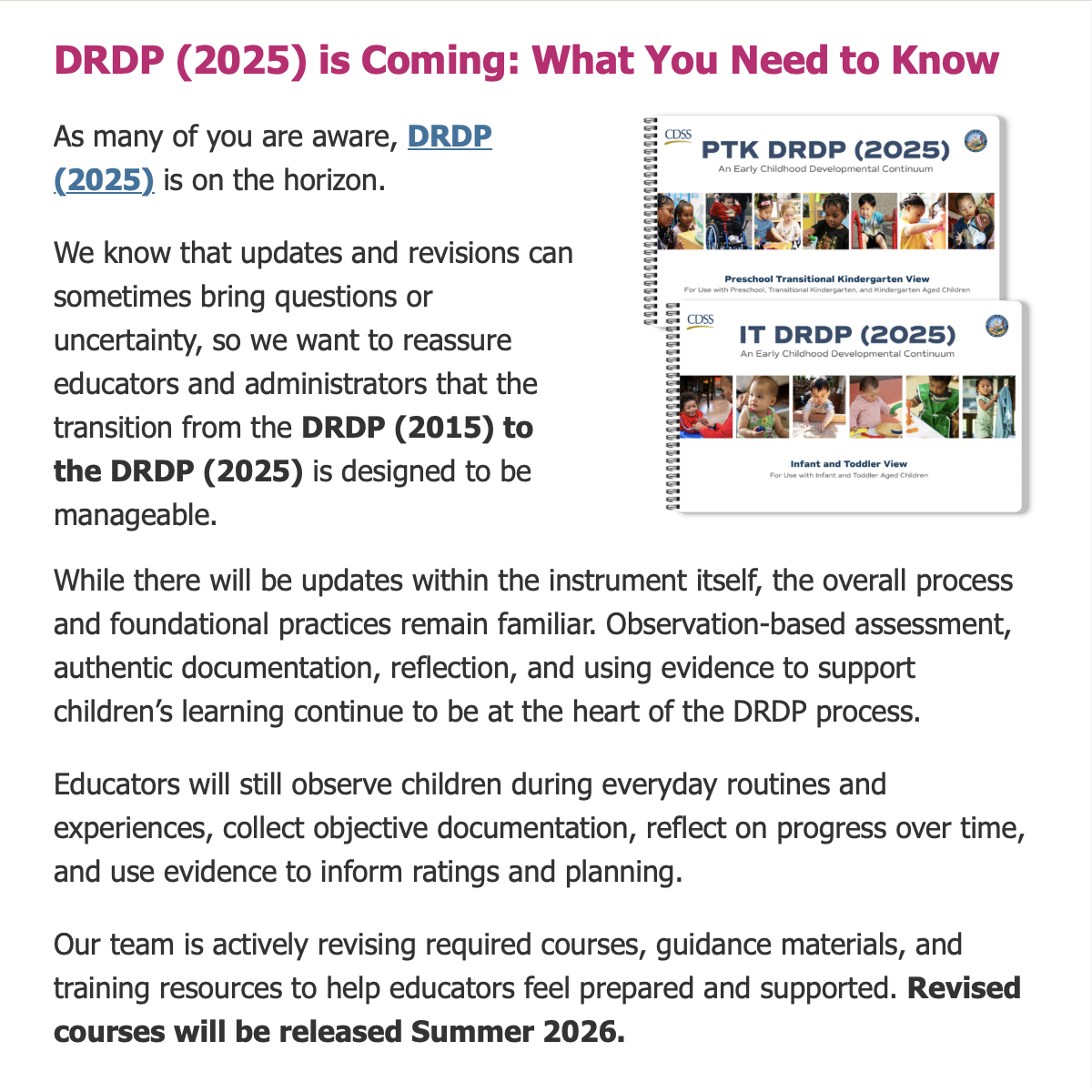 Screenshot from June 2026 Connect newsletter